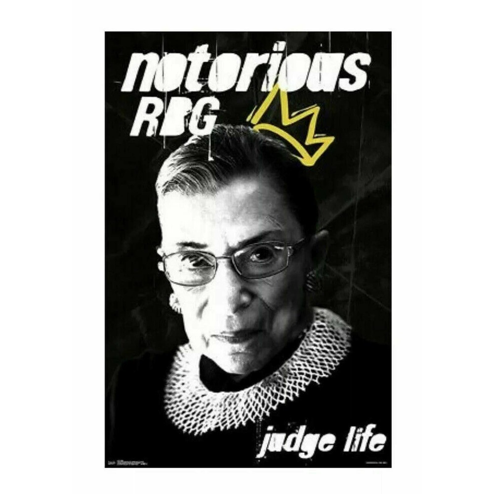 Notorious RBG Ruth BaderGinsburg Poster Judge Life